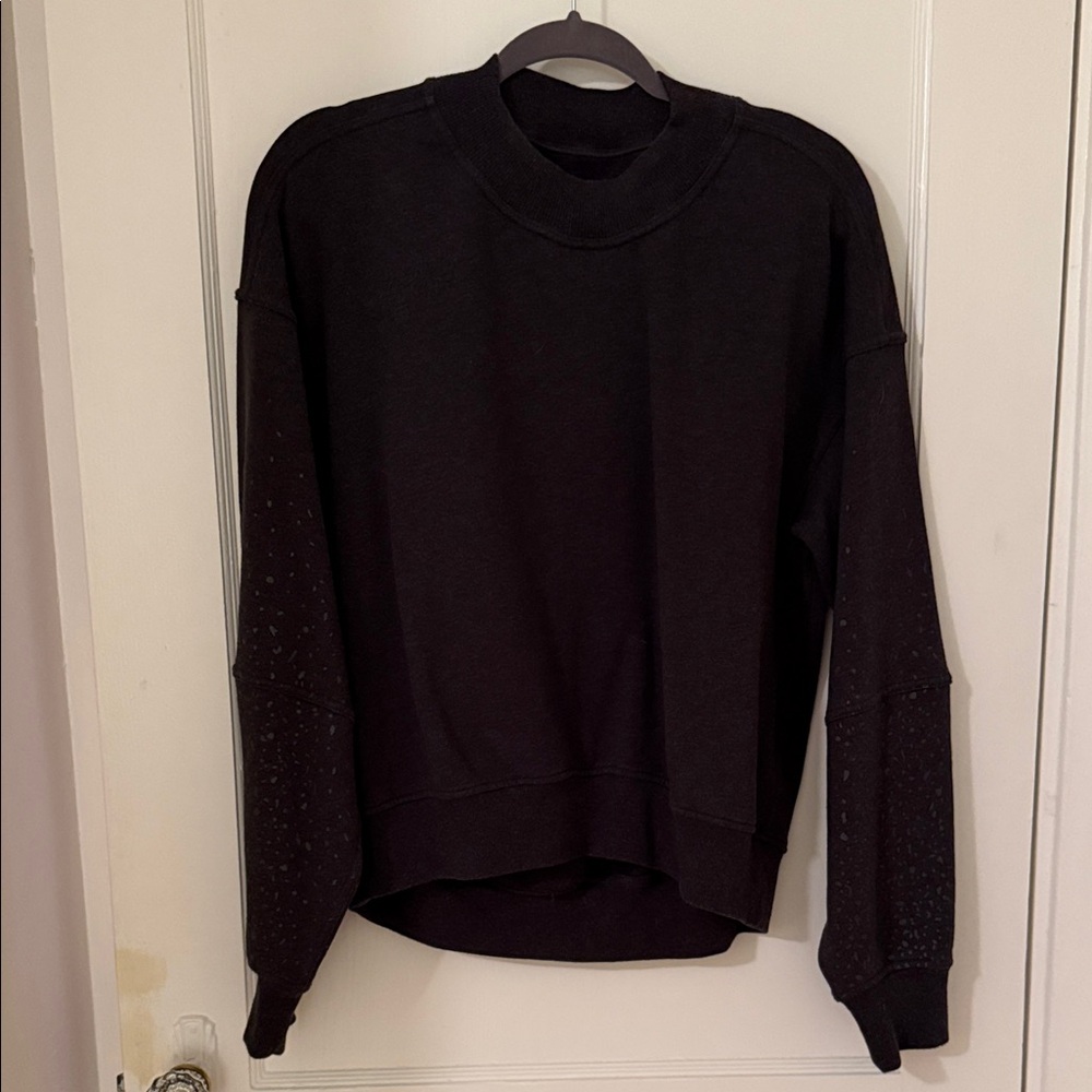 Black Crewneck Sweatshirt lululemon x soulcycle